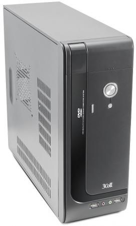 Корпус 3Cott S10 I, mATX desktop 400W (SFX), 2x USB 2.0, Audio, петля для замка , ДхШхВ:350*135*350мм, 2*SATA, 2*MOLEX, 20+4P, P4, 1.2М шнур питания