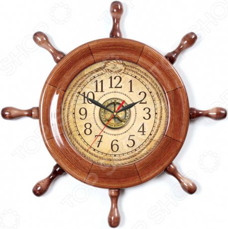 Часы настенные Вега Д 7 КД 4 «Штурвал. Компас»