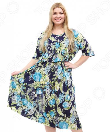 Платье Лауме-стиль «Цветочное счастье». Цвет: желтый