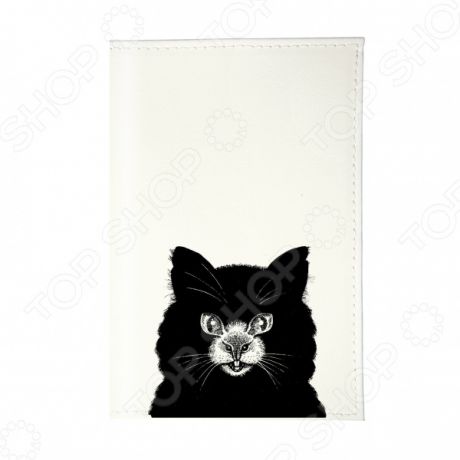 Обложка для паспорта Mitya Veselkov «Кошка или мышь» OZAM431