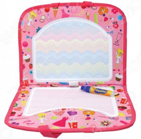 Коврик для рисования водным маркером 1 Toy AquaArt «Розовый чемоданчик»