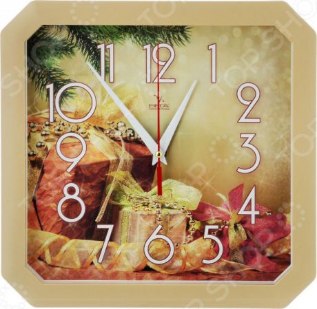 Часы настенные Вега П 4-14/7-86 «Новогодние подарки»
