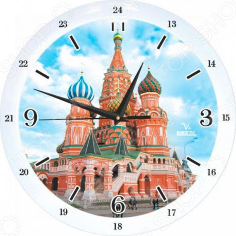 Часы настенные Вега П 1-7619/7-78 «Василий Блаженный»