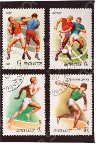Визитница Mitya Veselkov «Спорт: марки 1»