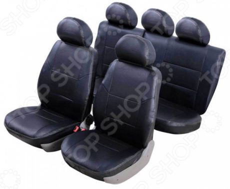Набор чехлов для сидений Senator Atlant Lada 2191 Granta 2013 5 подголовников слитный задний ряд