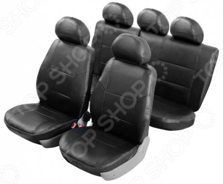 Набор чехлов для сидений Senator Atlant Hyundai Solaris 2010-2017 седан, слитный задний ряд