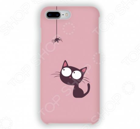 Чехол для iPhone 7 Plus Mitya Veselkov «Кошка и паучок»