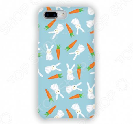 Чехол для iPhone 7 Plus Mitya Veselkov «Зайки и морковки»