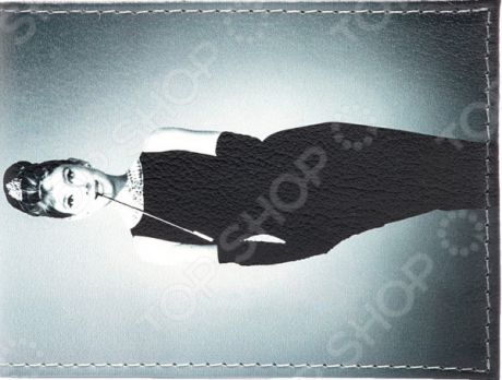 Обложка для студенческого билета Mitya Veselkov «Одри в черном платье»