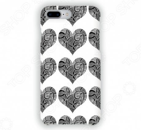 Чехол для iPhone 7 Plus Mitya Veselkov «Зентангл-сердца»
