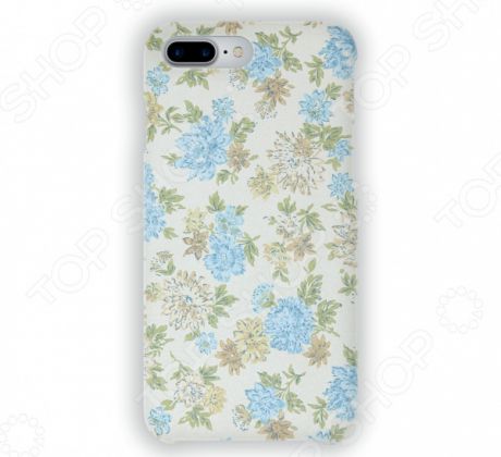 Чехол для iPhone 7 Plus Mitya Veselkov «Нежные голубые цветы»