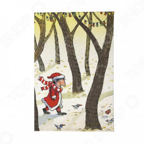 Визитница Mitya Veselkov «Дед Мороз в лесу»