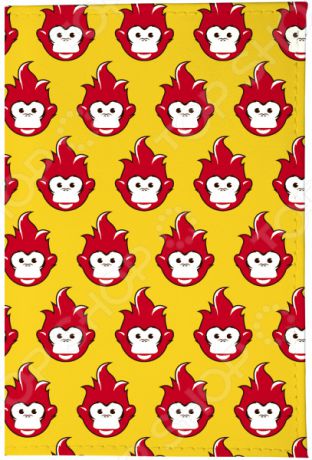 Обложка для паспорта Mitya Veselkov «Много огненных обезьян»