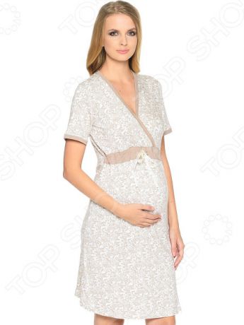 Сорочка для беременных с запахом Nuova Vita 206.7 Elegante mamma