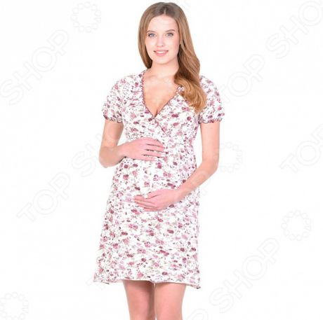 Сорочка для беременных Nuova Vita 701.3 Amadre «Сердечки»