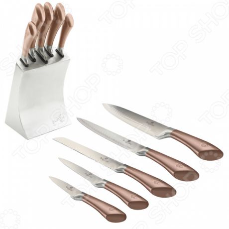 Набор ножей Berlinger Haus Rosegold Metallic BH-2375