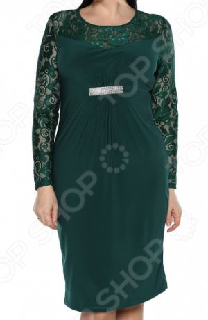 Платье Лауме-Лайн «Власть красоты». Цвет: изумрудный