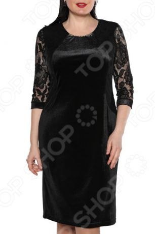 Платье Лауме-Лайн «Леди бархата». Цвет: черный