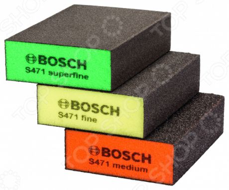 Набор губок шлифовальных Bosch Flat and Edge 2608621253