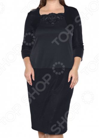 Платье Лауме-Лайн «Королевский вечер». Цвет: темно-серый