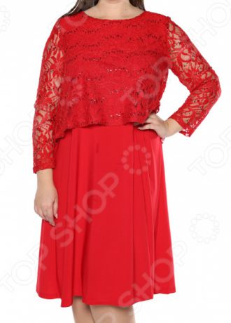 Платье Лауме-Лайн «Пламенные чувства». Цвет: красный