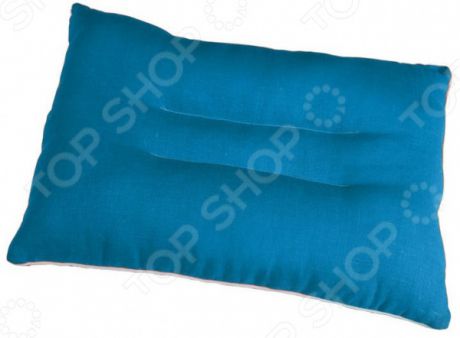 Подушка Био-Текстиль «Магия солнца». Цвет: голубой