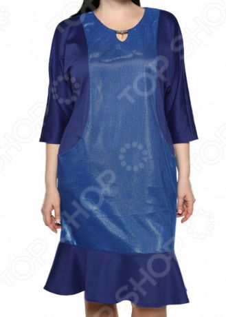 Платье Лауме-Лайн «Территория красоты». Цвет: темно-синий