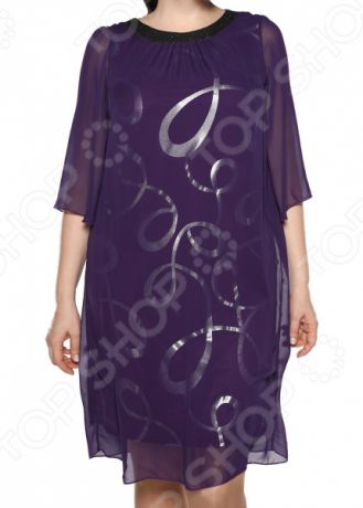 Платье VEAS «Тайна вечера». Цвет: фиолетовый
