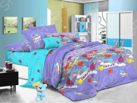 Детский комплект постельного белья Cleo Baby Soft 012-PD