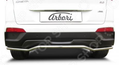 Защита заднего бампера Arbori «скоба» для Hyundai Creta 4WD, 2016