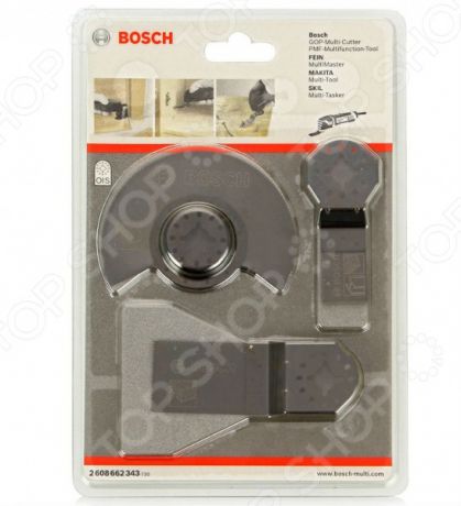 Набор насадок по дереву для многофункционального инструмента Bosch 2608662343