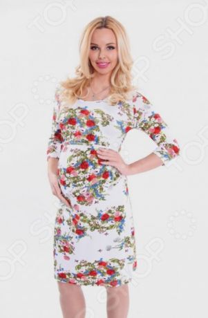 Платье для беременных Nuova Vita 2107.13. Цвет: молочный