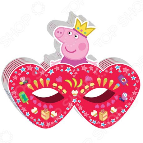 Полумаска детская Росмэн 28561 «Peppa Pig. Принцесса»