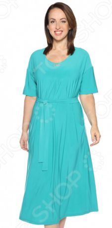 Платье Лауме-Лайн «Ласковый вечер». Цвет: бирюзовый