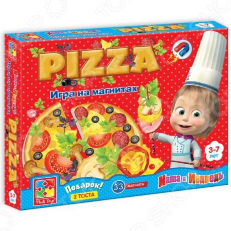 Игра развивающая на магнитах Vladi Toys «Юный повар. Пицца» VT3003-02