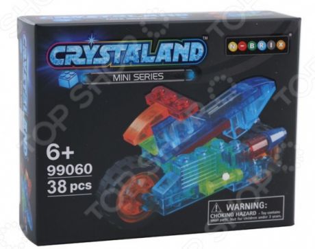 Конструктор-игрушка N-BRIX Crystaland «Мини Мотоцикл»