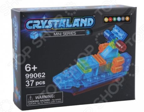 Конструктор-игрушка N-BRIX Crystaland «Патрульный катер»