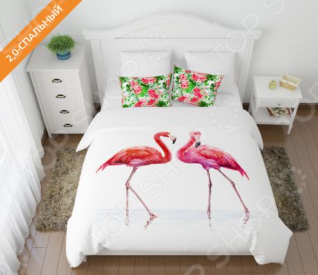 Комплект постельного белья Сирень «Фламинго»