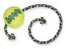 Игрушка для собак Kong Air «Теннисный мяч» с канатом