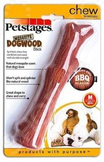 Игрушка для собак Petstages Mesquite Dogwood с ароматом барбекю