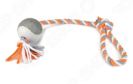 Игрушка для собак Beeztees «Мяч, петля и веревка»