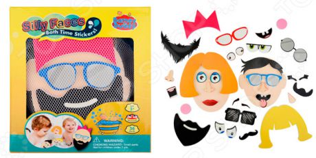 Набор фигурок-стикеров для ванны Barney&Buddy «Смешные лица»