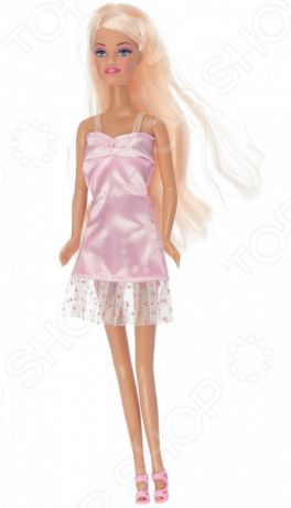 Кукла с аксессуарами Toys Lab «Блондинка в розовом платье с пылесосом: Уборка»