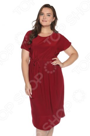 Платье Лауме-Лайн «Волшебная палитра». Цвет: бордовый