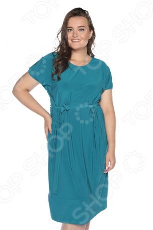 Платье Лауме-Лайн «Волшебная палитра». Цвет: изумрудный