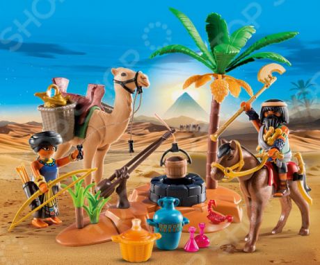 Конструктор игровой Playmobil «Римляне и Египтяне: Лагерь Расхитителей гробниц»