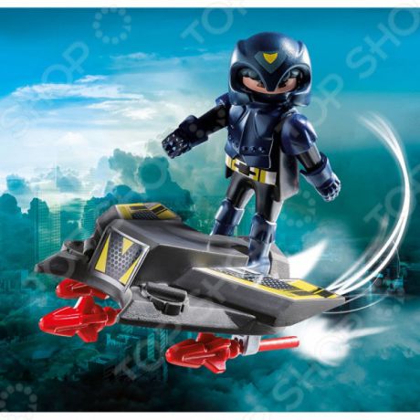 Конструктор игровой Playmobil «Экстра-набор: Небесный рыцарь с самолетом»