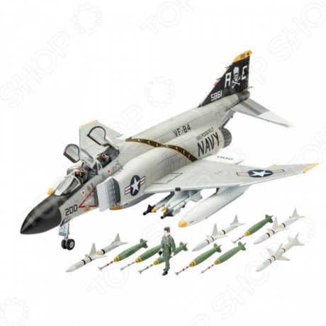 Сборная модель истребителя Revell F-4J Phantom US Navy