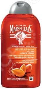 Шампунь для поврежденных волос DIVAGE Le Petit Marseillais «Масла Карите и Арганы»