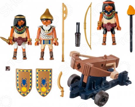 Игровой набор Playmobil «Римляне и Египтяне: Египетский солдат с Баллистой»